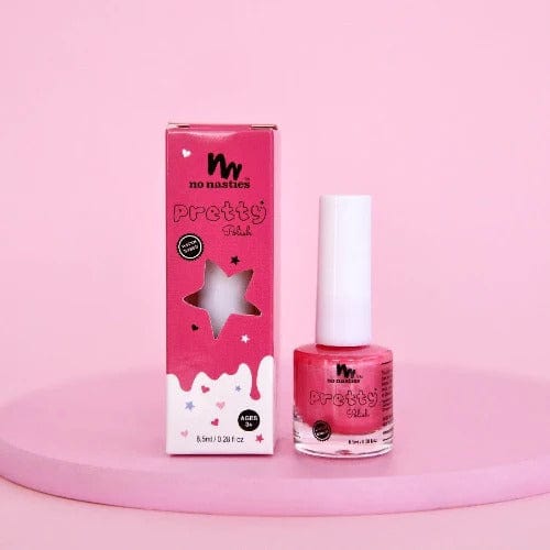 Bright Pink Water-Based Nail Polish for Kids - 8.5ml