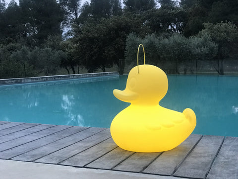 The Duck Duck lamp small yellow