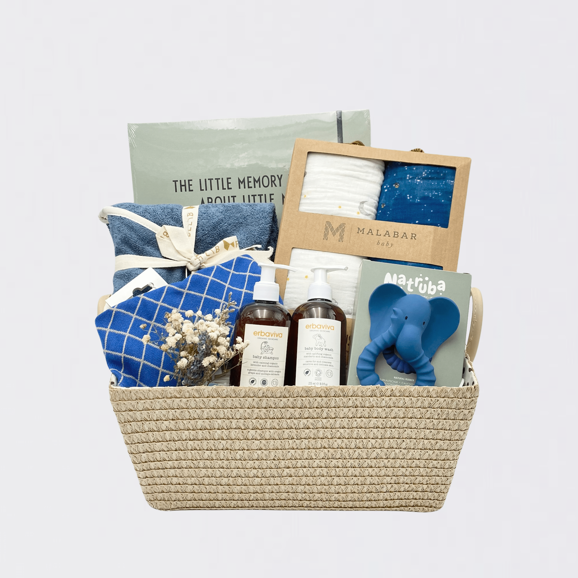 Deluxe Blue Baby Boy Hamper
