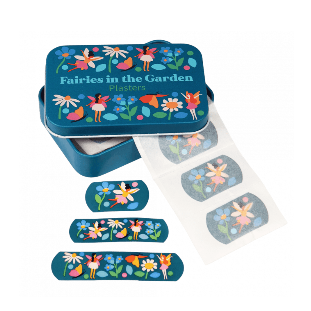 Fairies In The Garden Plasters In A Tin (Pack of 30)