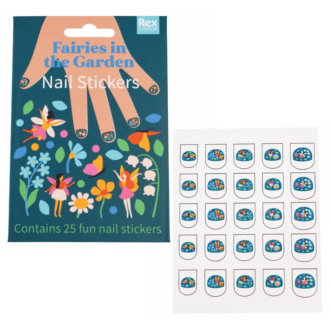 Fairies In The Garden Nail Stickers (Pack of 25)