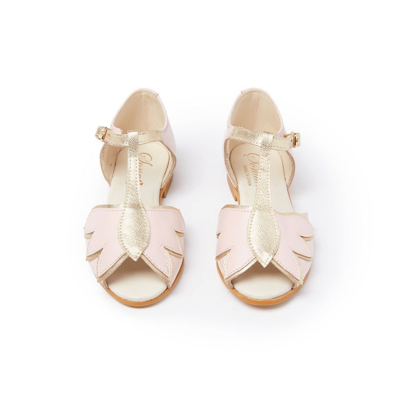 Fiore Kid's Sandals - Pink Oslo Leather / Platinum Cosmos