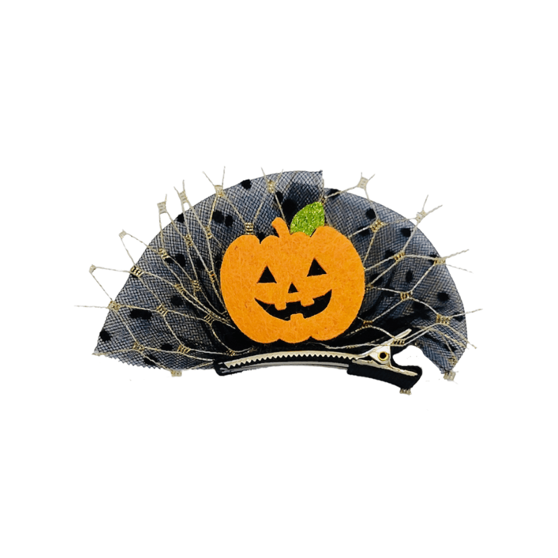 Halloween Pumpkin Hair Clip