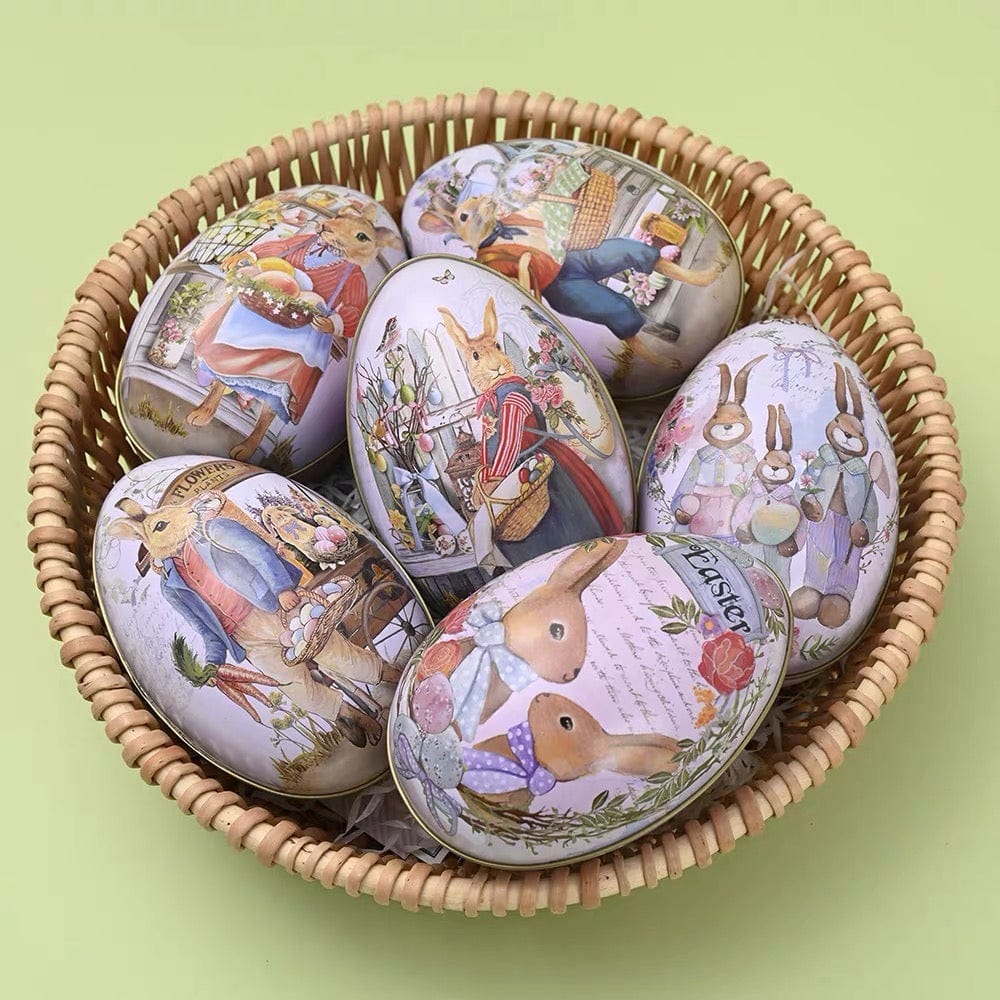Easter Chocolate Eggs with Container