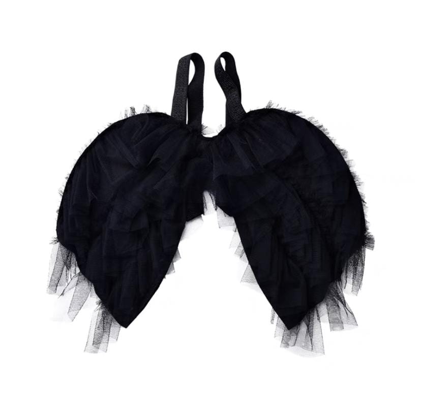 Halloween Costume Black Wings