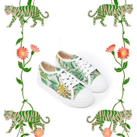 Levi Kids Shoes - Ambito Caligula / White Printed Leather