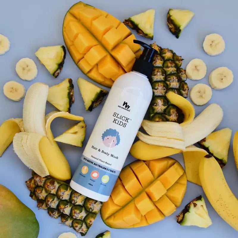 Natural Plant Based Hair and Body Wash in Mango and Pineapple 400ml