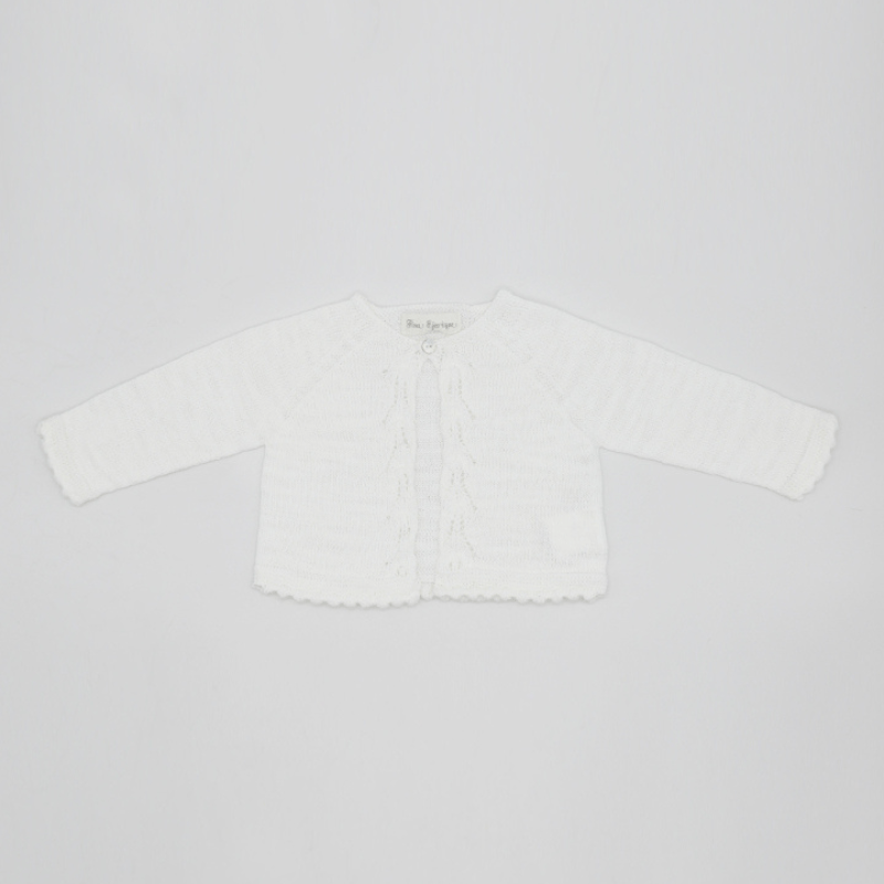 OPENWORK WHITE JACKET