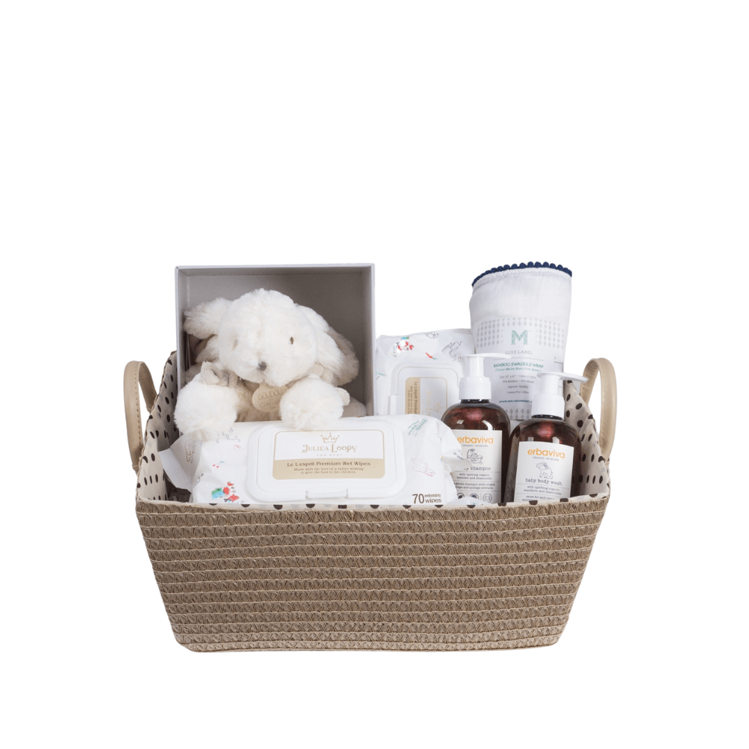 Organic Beige Baby Hamper