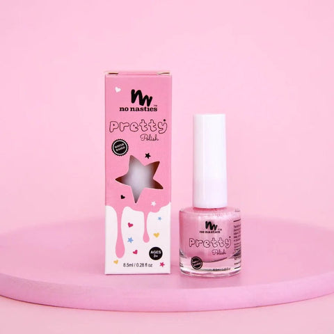Pastel Pink Water-Based Nail Polish for Kids - 8.5ml