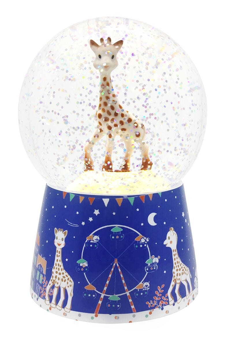 Sophie The Giraffe Night  Snow Globe with Music