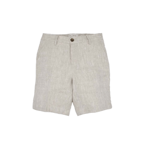 Rustic Linen Shorts Beige