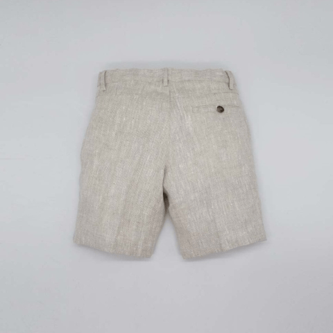 RUSTIC LINEN SHORTS BEIGE