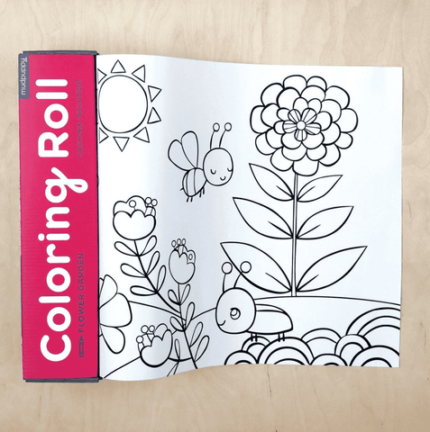Coloring Rolls: Flower Garden