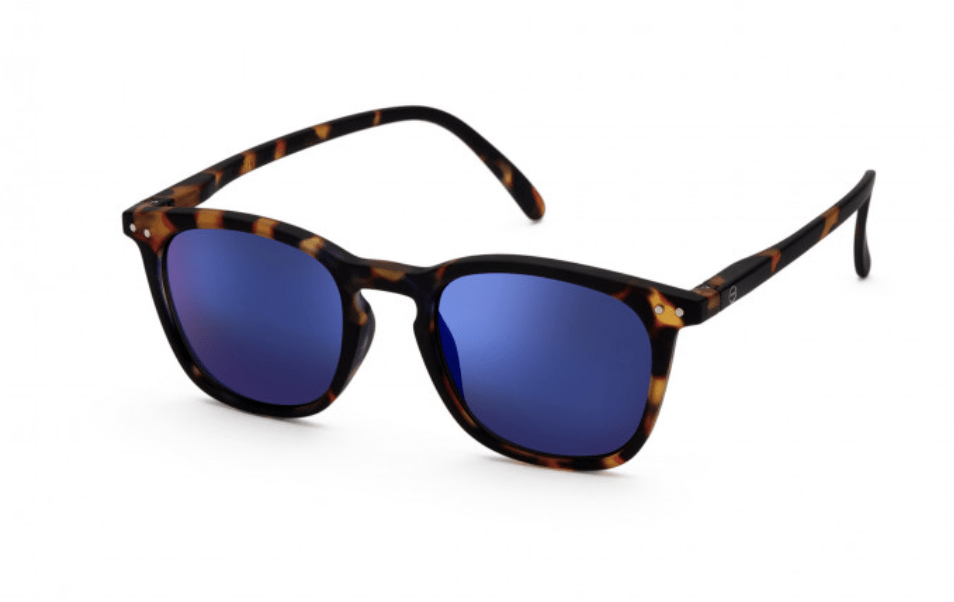 Sun Letmesee #E Tortoise Blue Mirror