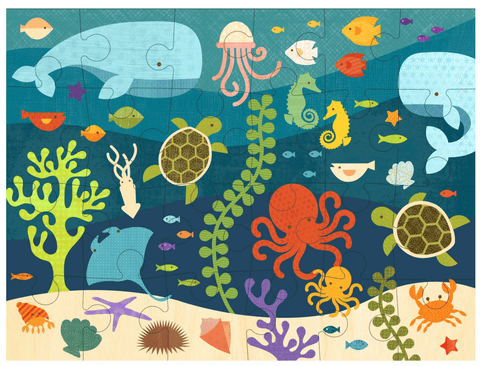 Floor Puzzle : Ocean Life