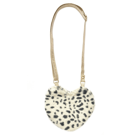 Snow Leopard Love Heart Bag