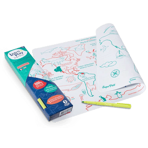 Tablemat set My First World Map