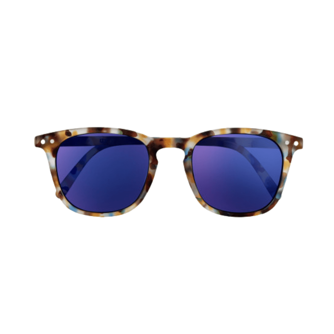 Sun Junior #E Blue Tortoise Soft Blue Mirror