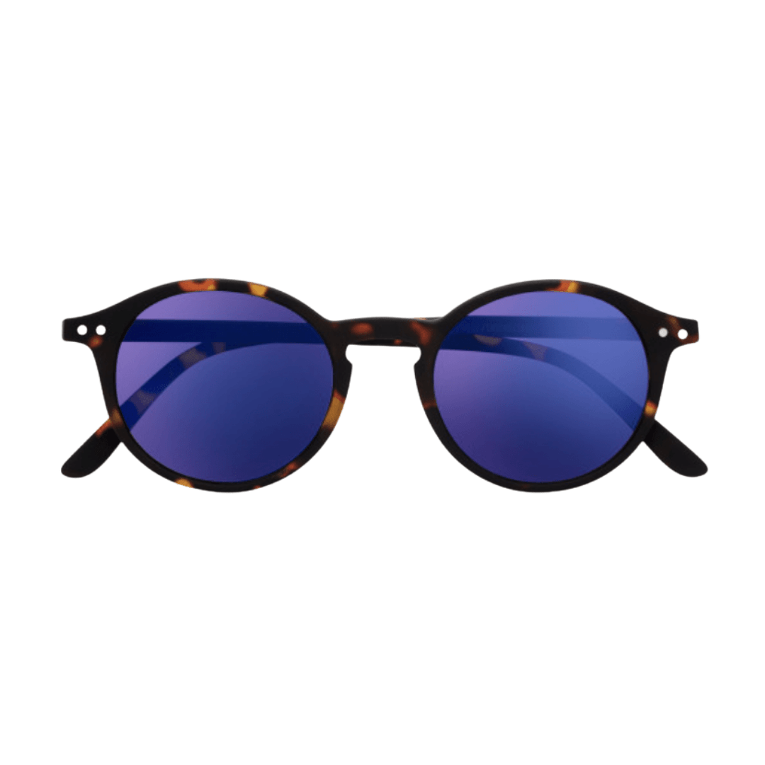 Sun Letmesee #D Tortoise Blue Mirror