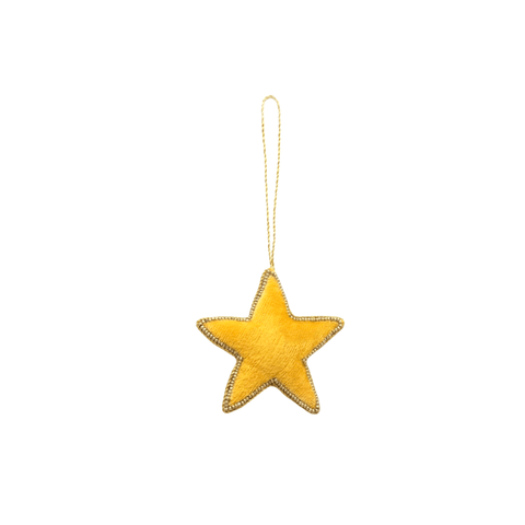 Christmas Ornament - Golden Star Small