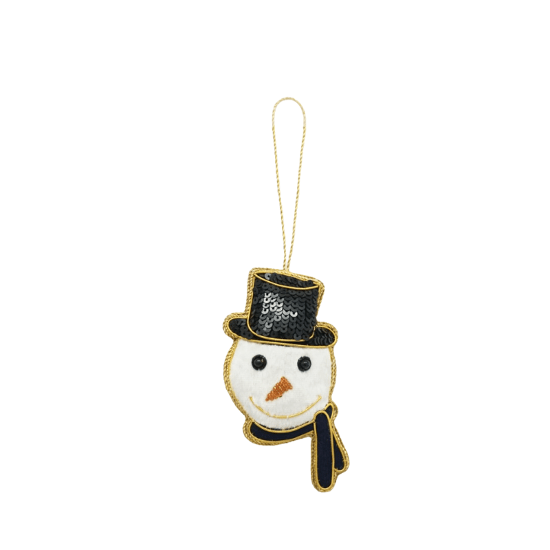 Christmas Ornament - Snow Man Face