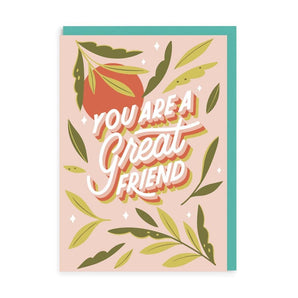 A Great Friend Greeting Card - Bimbo Concept
