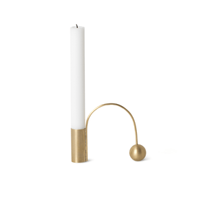 Balance Candle Holder - Brass - Bimbo Concept