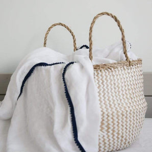 Bamboo Pom Pom Swaddle - Bimbo Concept