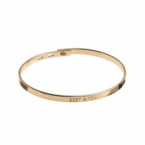 Best Bitch Bangle - Gold - Bimbo Concept