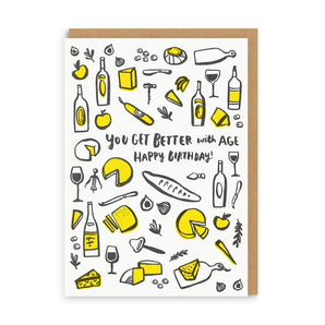 Better With Age Greeting Card - Bimbo Concept