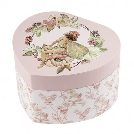 Large Heart Music Box Flower Fairies - Jasmine