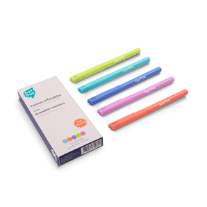 Box of 5 Thin Tip Pastel Markers - Bimbo Concept