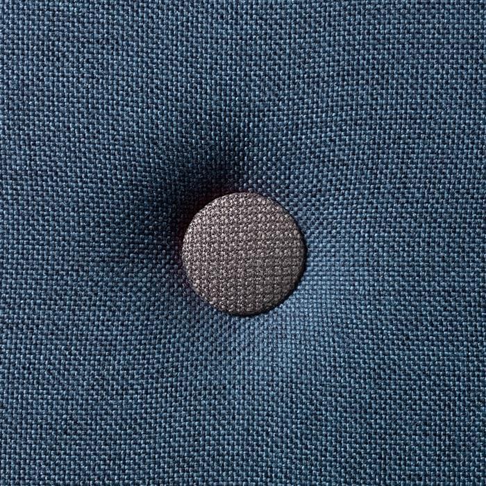 DARK BLUE W. BLACK BUTTONS KID SOFA CHAIR