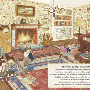 Cat Family Christmas : An Advent Lift - the - Flap Book - Bimbo Concept