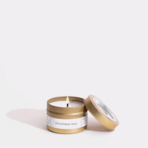 Christmas Tree Gold Travel Candle - Bimbo Concept