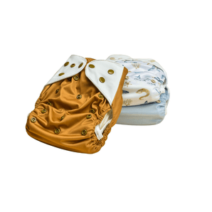 Cloth Diapers Single Set + Inserts - Nature Collection - Bimbo Concept
