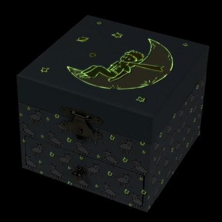 Little Prince & his Sheep Musical Cube Box - Glow in dark