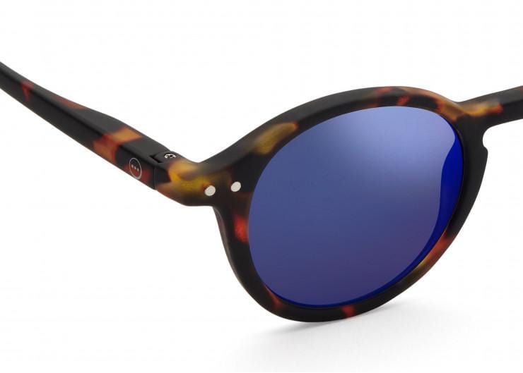 Sun Junior #D Tortoise Blue Mirror Lenses