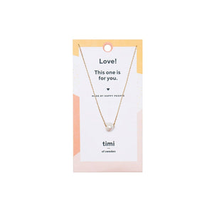 Delicate Pearl Necklace - Gold - Bimbo Concept