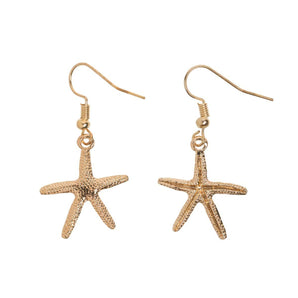 Deluxe Starfish Earring - Gold - Bimbo Concept