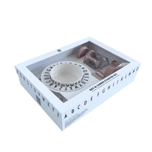 Eat & Learn Tritan Gift Box - White - Bimbo Concept