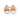 Fay Newborn Shoes - Platinum Leather / Beige Bow in Velvet - Bimbo Concept
