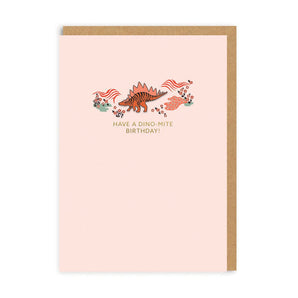 Have A Dino - Mite Birthday Dino Enamel Pin Card - Bimbo Concept