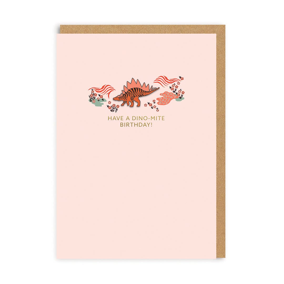 Have A Dino-Mite Birthday Dino Enamel Pin Card