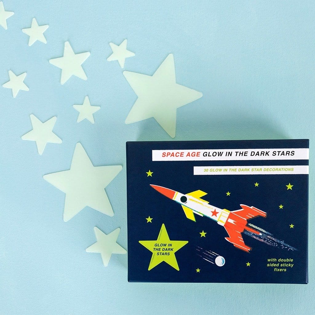 SPACE AGE GLOW IN THE DARK STARS