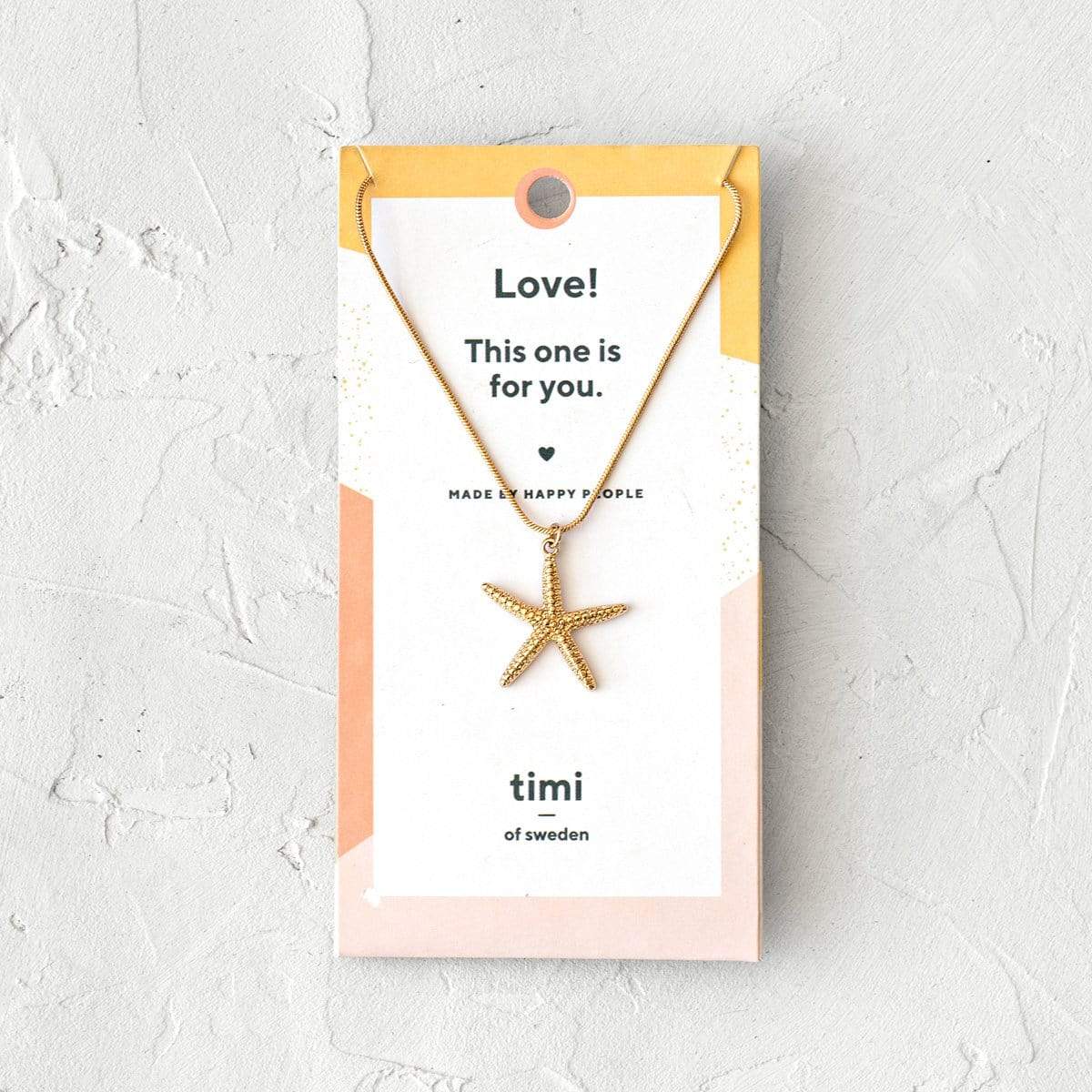 Starfish Necklace - Gold