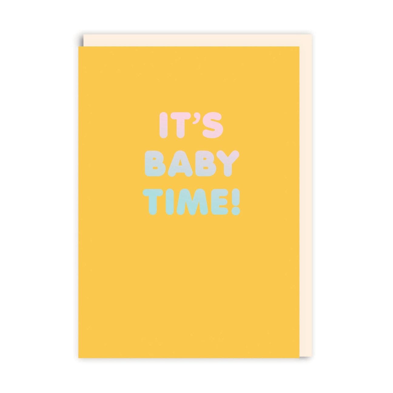 It's Baby Time Greeting Card