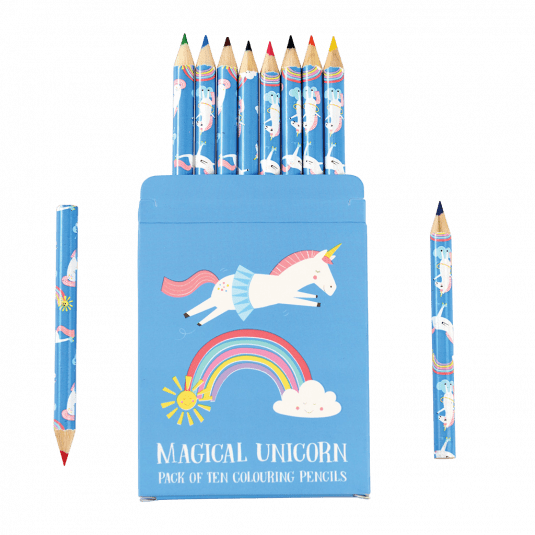 Magical Unicorn Colouring Pencils (Set of 10)