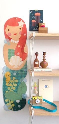 Little Miss Mermaid Growth Chart